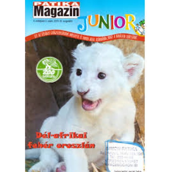 Patika magazin Junior Magazin-2022. 1/2 oldal