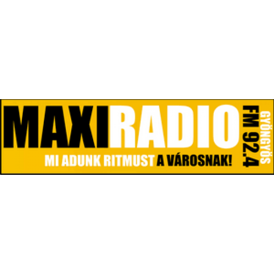 Rádió  MAXI RÁDIÓ Gyöngyösön és vonzáskörzetében az FM 92.4 MHz-en-2023