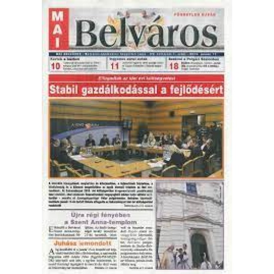 MAI BELVÁROS ÚJSÁG-5. kerület újságja