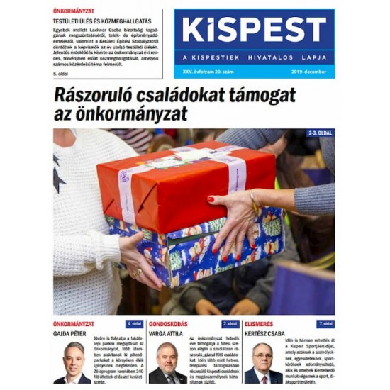 19.kerület-Kispest újság