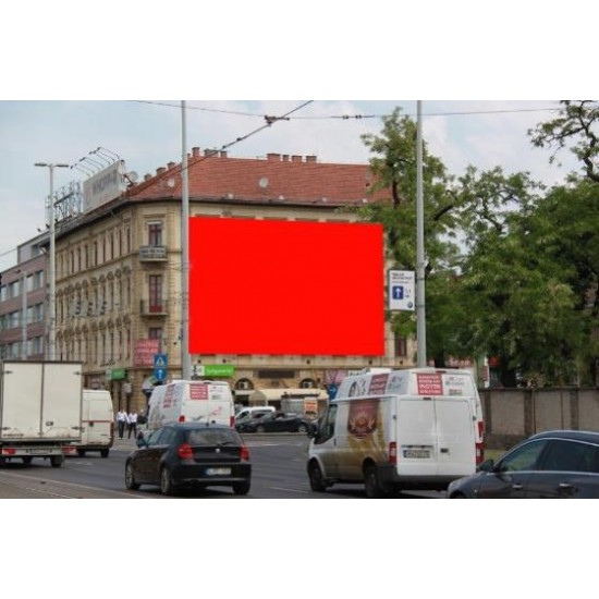 Reklámháló-14.Hungária krt. 15. B. oldal (falra feszített reklám)