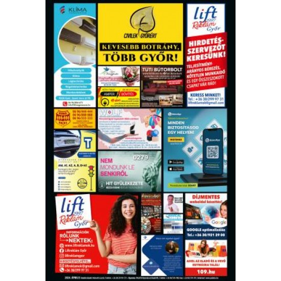 Lift reklám-Győr